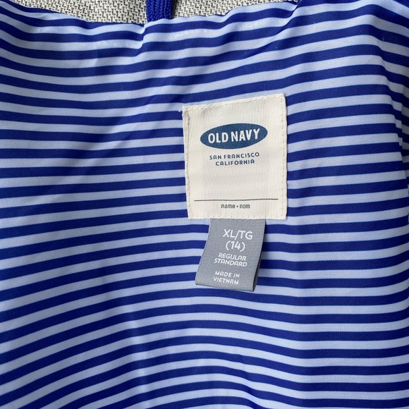 Old Navy Dobby Quilted Gray Sleeveless Jacket Vest Size XL (14) Regular - Picture 13 of 17